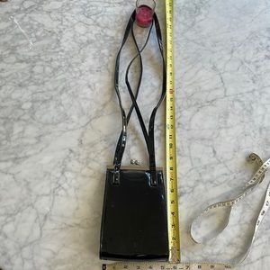 FASHION EXPRESS Black patent leather purse